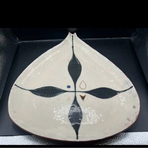 Metlox Vintage Poppytrail California Contempora Platter With Utensil Rest